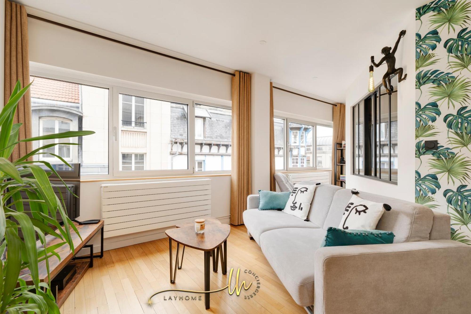 Chaleureux, Lumineux Et Confortable F2 Renove En Plein Coeur De Nancy Bagian luar foto