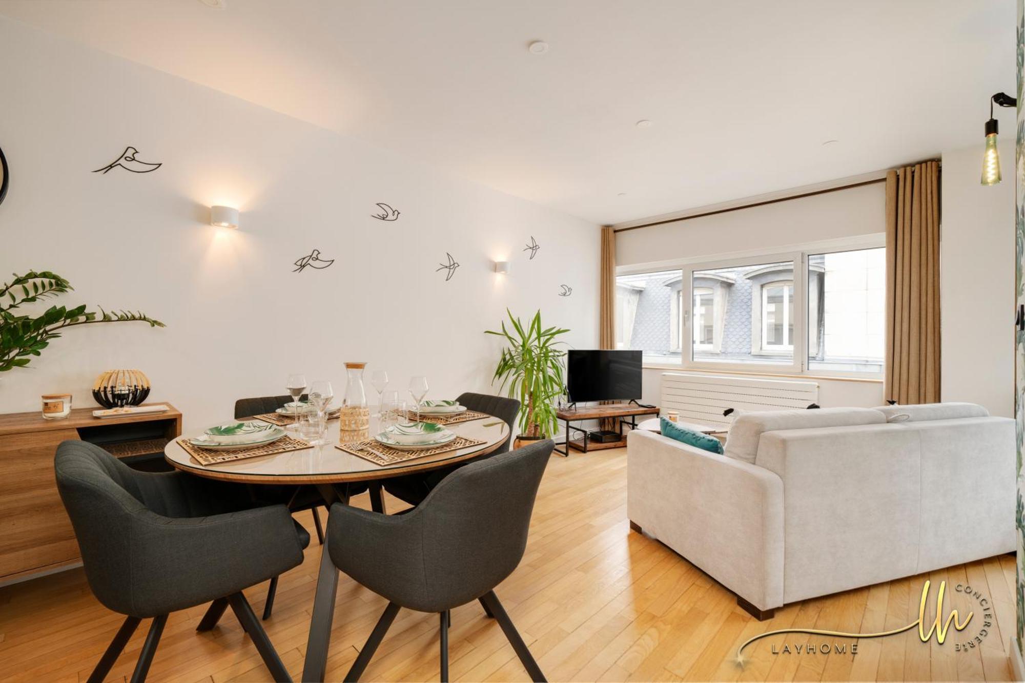 Chaleureux, Lumineux Et Confortable F2 Renove En Plein Coeur De Nancy Bagian luar foto